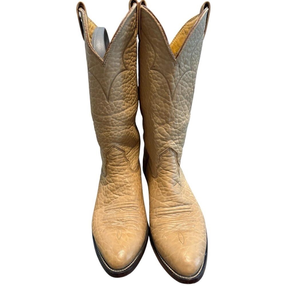 Rare-Vintage Handmade Nocona Bison Cowboy Boots Men’s size 10D Made in USA